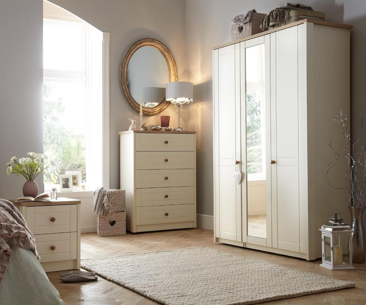 Alderley Cream Ready Assembled And Partly Assembled Bedroom inside proportions 1200 X 1000