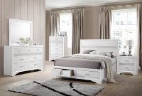 Alexandria Rhinestone 6 Piece Storage Bedroom Set with regard to measurements 2143 X 2143