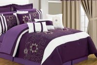 Amanda Purple 24 Piece Queen Comforter Set In 2019 Products inside sizing 1000 X 1000