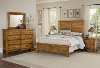 American Oak Mansion Bench Footboard Bedroom Set Honey Oak Vaughan throughout proportions 1145 X 900