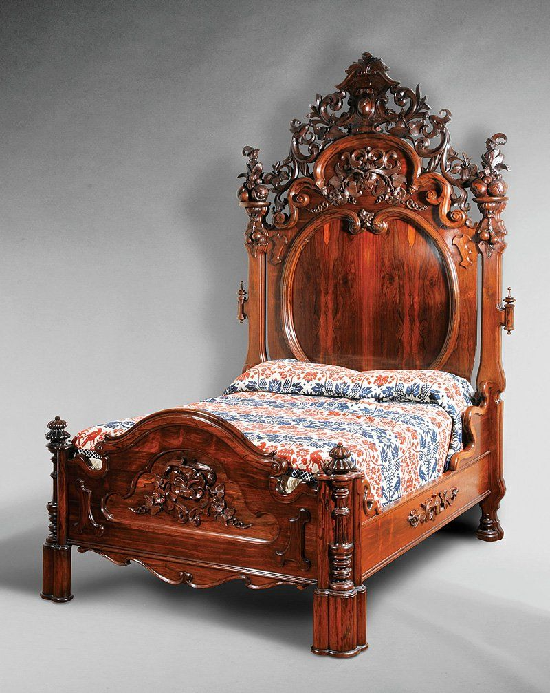 American Rococo Carved Rosewood Bedroom Suite On Maker Mitchell with regard to sizing 800 X 1007