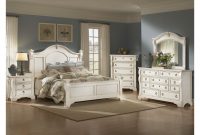 American Woodcrafters Heirloom Collection Poster Bedroom Set In Antique White 2910 throughout proportions 1600 X 1067