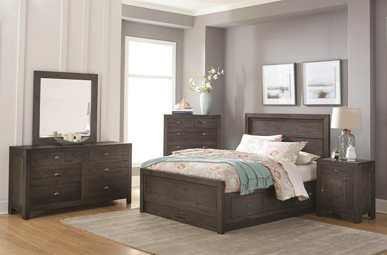 Amish King Poster Bedroom Sets Progressive Furniture Trestlewood inside size 1280 X 846