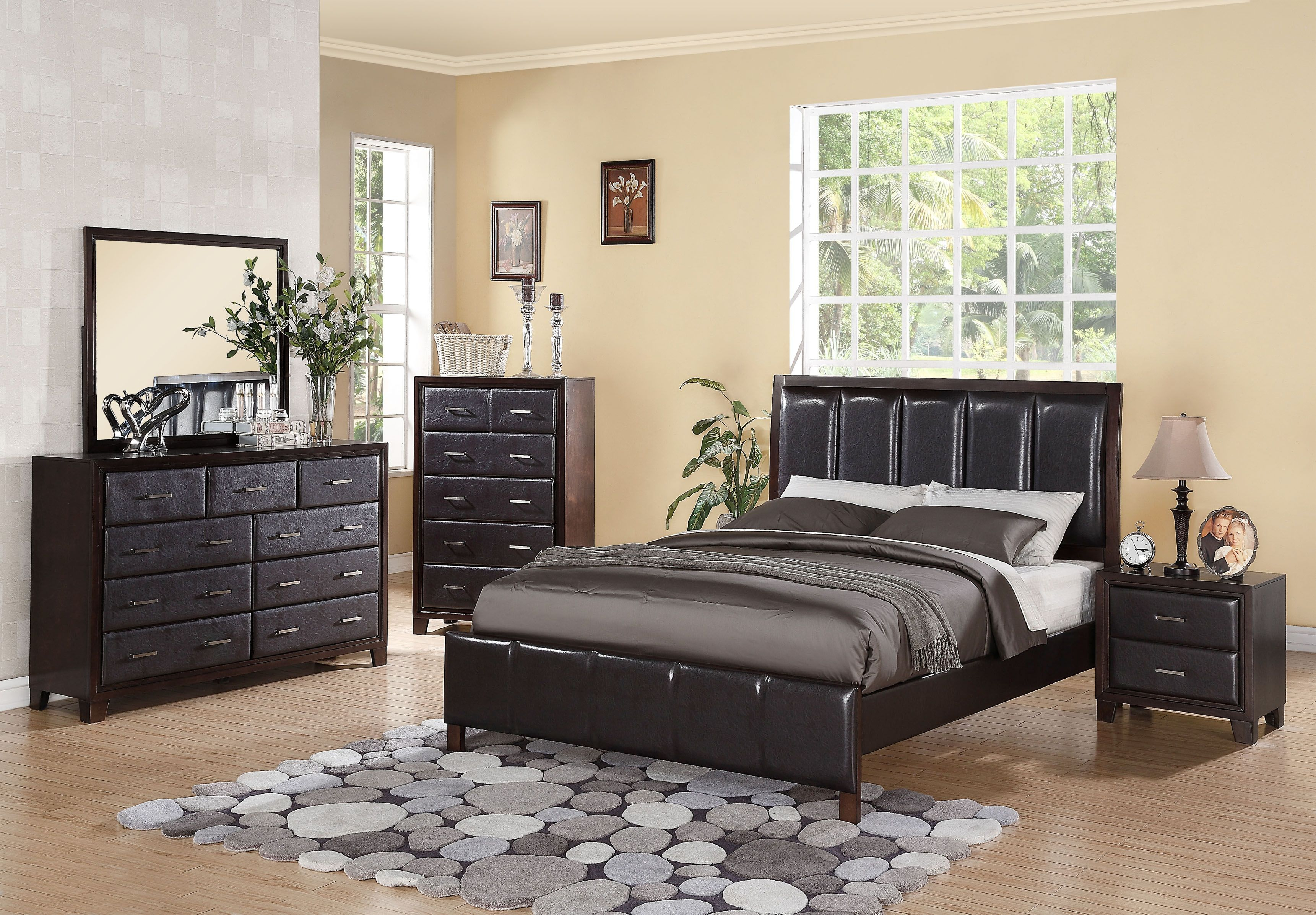 Angela Bedroom Set Mattress Mall Bedroom Bedroom Sets Wood inside size 3442 X 2392