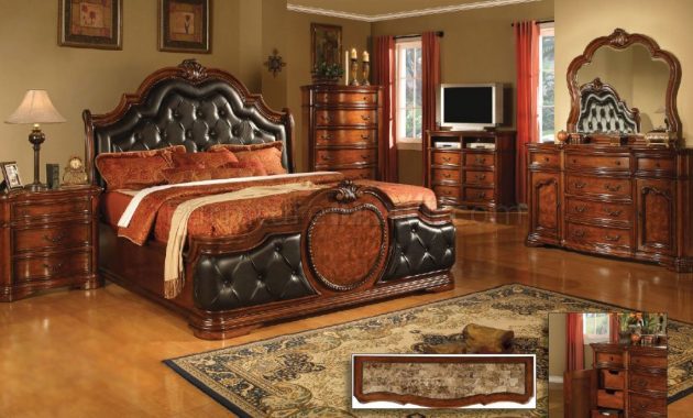 Antique Style Cherry Finish Classic Bedroom Woptional Casegoods in dimensions 1200 X 687