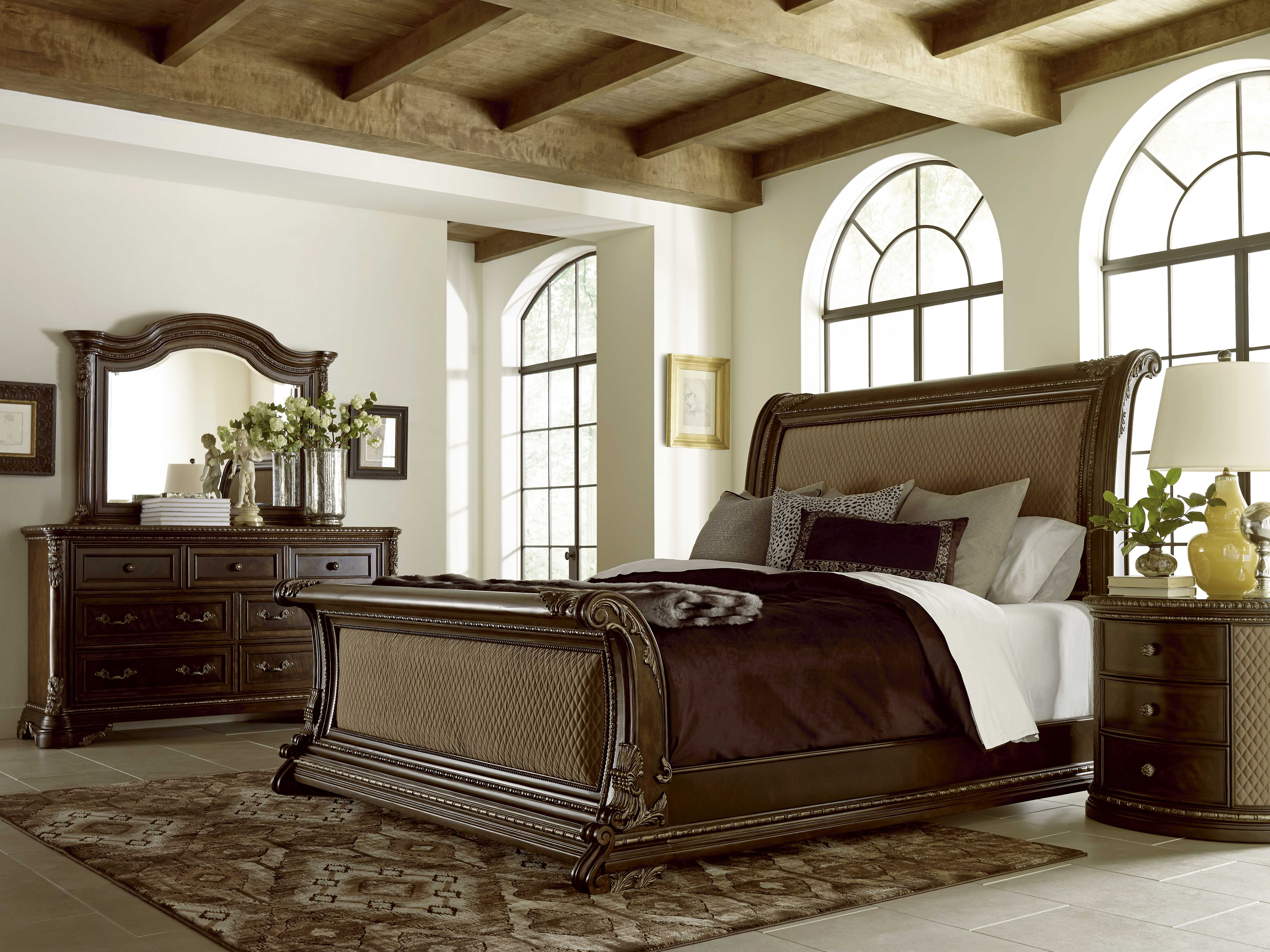 Art Furniture Gables Sleigh Bedroom Set in dimensions 6525 X 4893