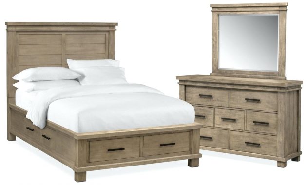 Ashfield Queen Storage Bedroom Set 4 Piece Costco Platform Bed pertaining to size 1500 X 950