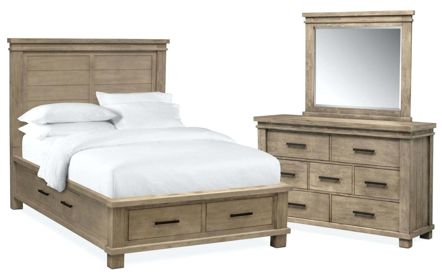 Ashfield Queen Storage Bedroom Set 4 Piece Costco Platform Bed pertaining to size 1500 X 950