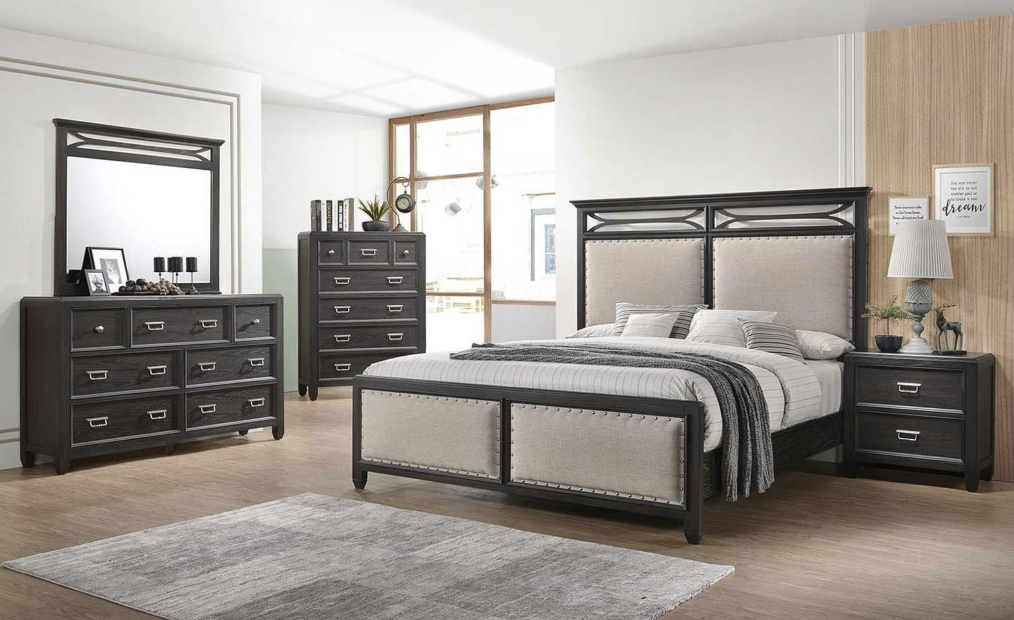 Ashton Panel Bedroom Set within dimensions 1471 X 900