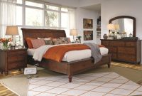 Aspen Home Cambridge Sleigh Storage Bedroom Set In Brown Cherry pertaining to proportions 1200 X 776