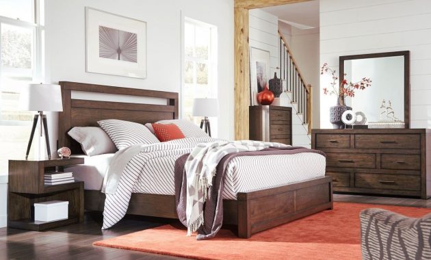 Aspen Home Modern Loft Panel Bedroom Set In Brownstone with regard to dimensions 1200 X 694