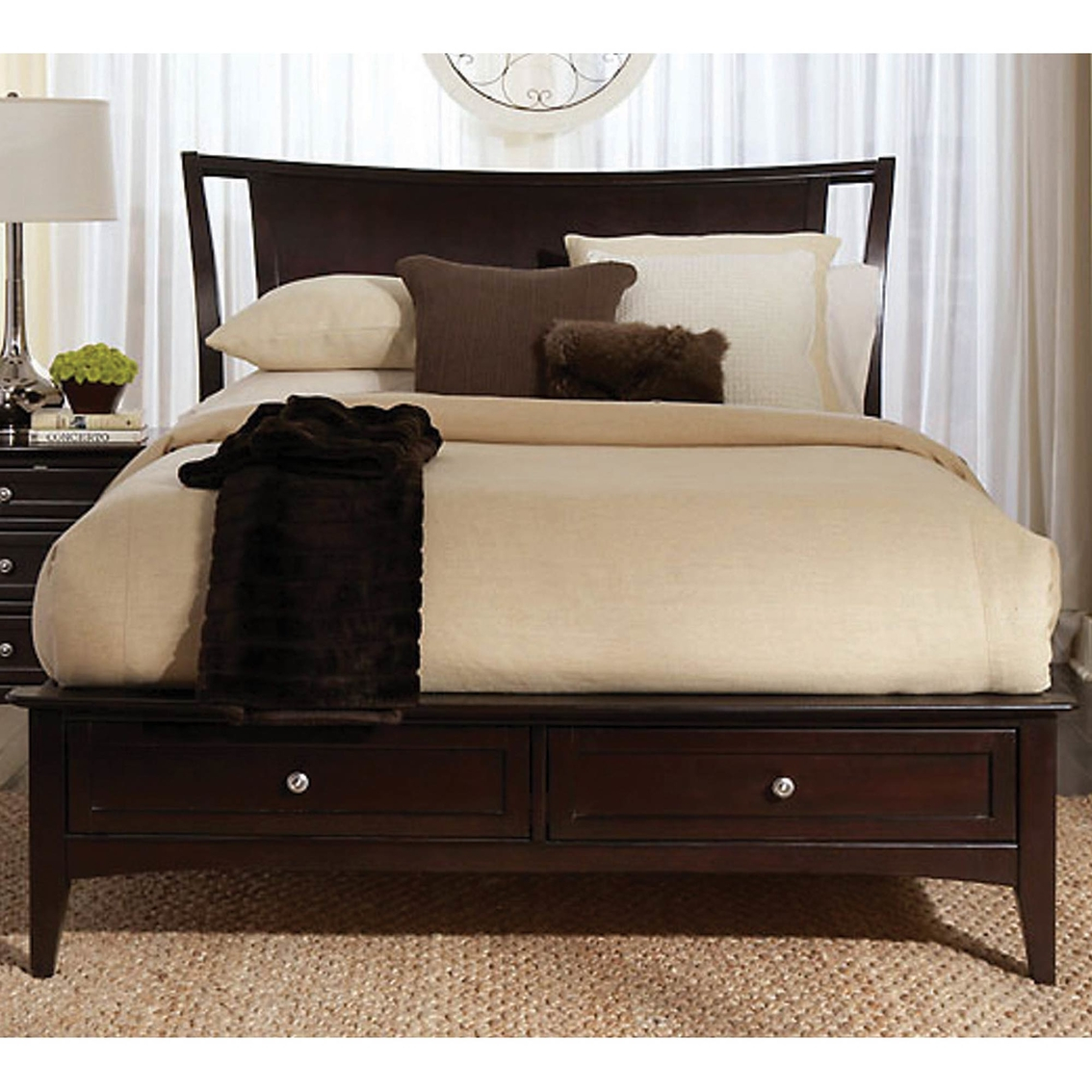 Aspenhome Kensington Storage Sleigh Bed Beds Home Appliances with dimensions 1134 X 1134