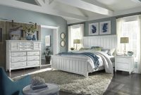 Aspenhome Retreat 4pcs Farmhouse Panel Bedroom Set In Chalk within size 1600 X 1067