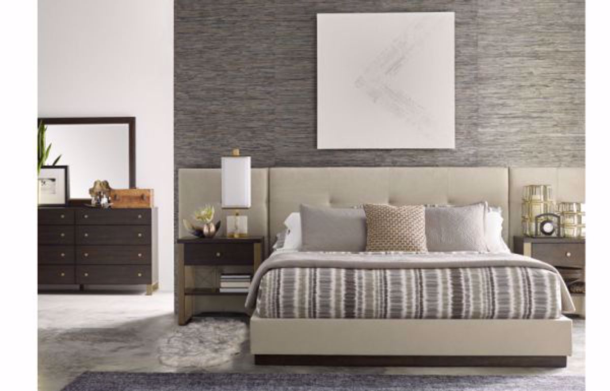 Austin Upholstered King Wall Bedroom Set for proportions 1200 X 770