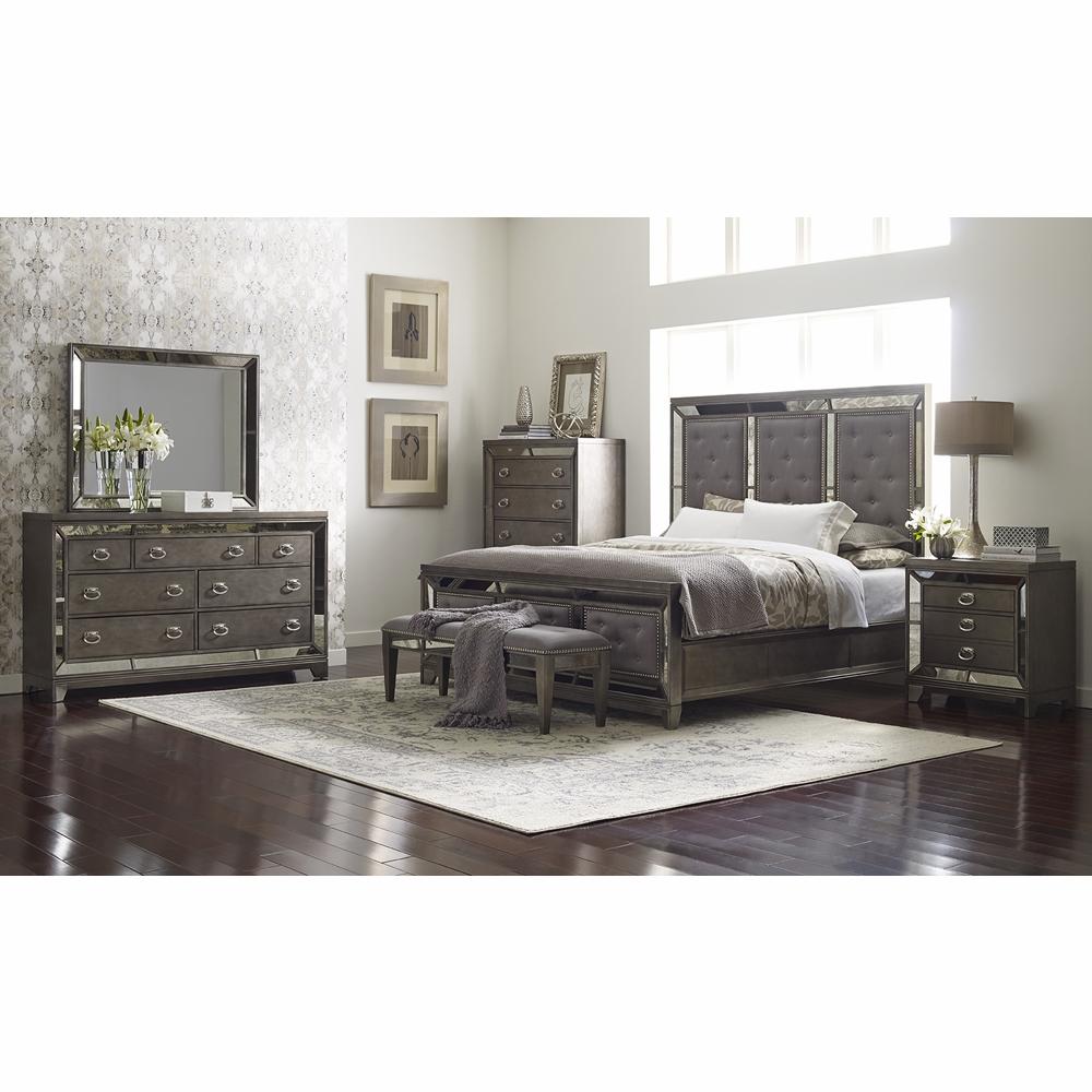 Avalon Lenox 6 Piece King Bedroom Set throughout measurements 1000 X 1000