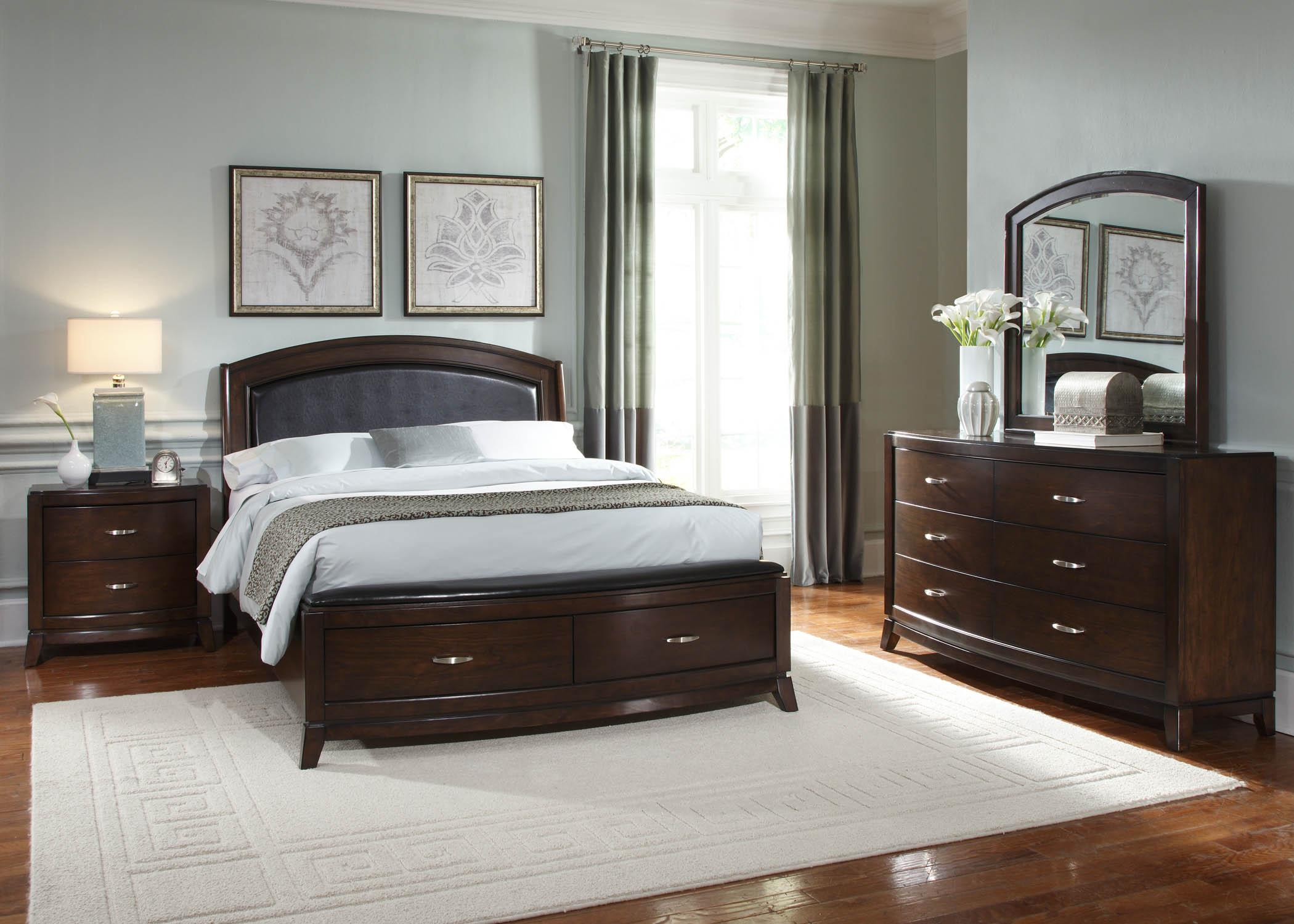 Avalon Queen Bedroom Group 3 Liberty Furniture At Royal Furniture regarding size 2100 X 1500