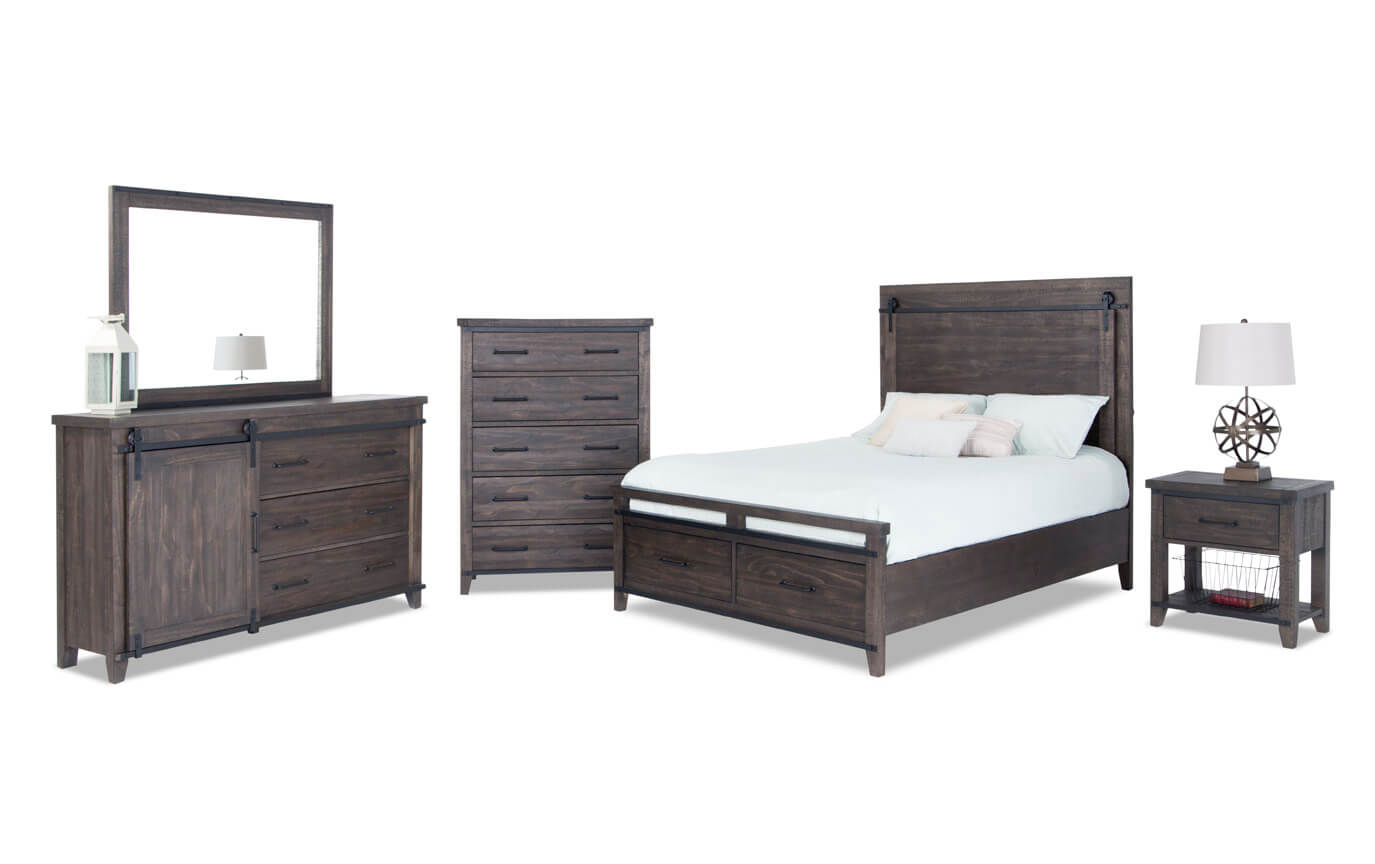 Awesome Bob Bedroom Set Chatham Queen Discount Furniture You Tube with regard to size 1375 X 864