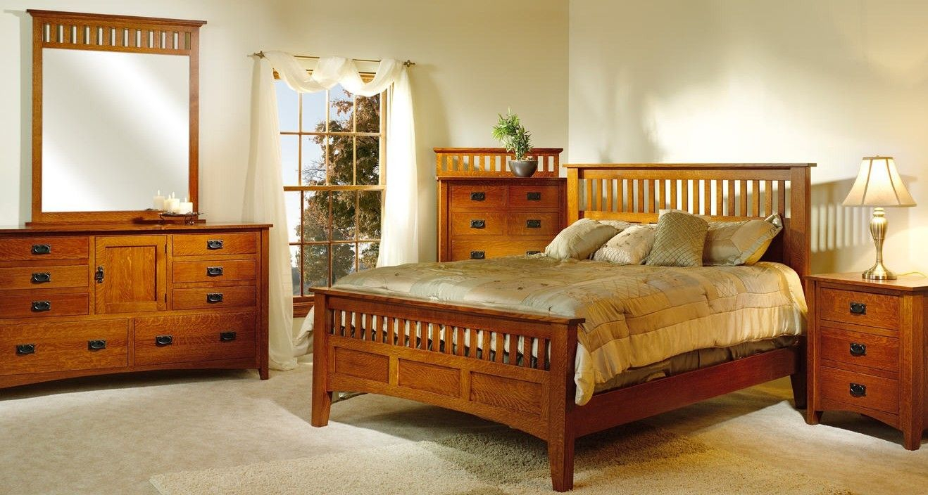 Awesome Mission Oak Bedroom Furniture Pictures Photos Of Bedroom throughout size 1318 X 704