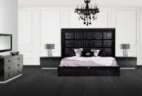 Ax Victoria Modern Black Crocodile Queen Bedroom Set Vgunvictoria for sizing 1200 X 686