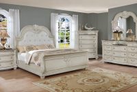 B1630 Stanley Antique White Marble Bedroom Set Crown Mark throughout measurements 3000 X 1683