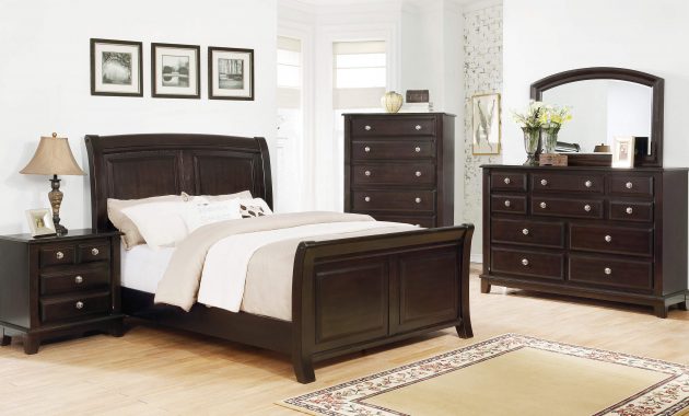 B1820 Kenton Dark Cherry Bedroom Set for proportions 3000 X 1764