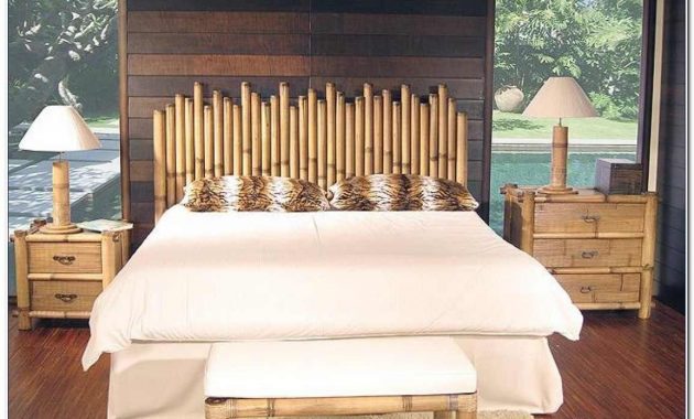 Bamboo Bedroom Furniture Sets Bedroom Ideas Bamboo Headboard inside measurements 1155 X 873