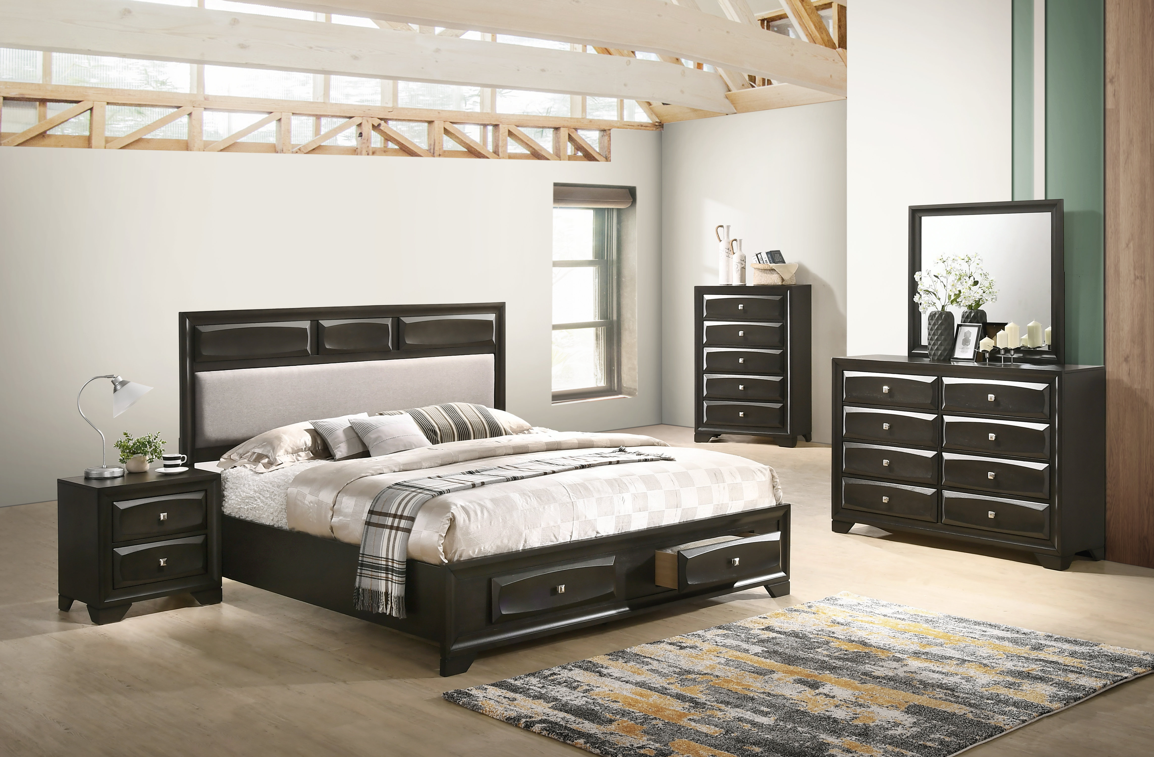 Beagan Platform 5 Piece Bedroom Set regarding size 4659 X 3060