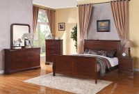 Beautiful Bedroom Furniture Modern Dark Walnut Eastern King Size Bed Dresser Mirror Nightstand 4pc Set Curved Panel Sleigh Bed Hb Fb for proportions 2362 X 1673