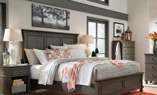 Beautiful Bedroom With Light Sandy Neutral Walls Dark Gray Trim for sizing 1200 X 1088