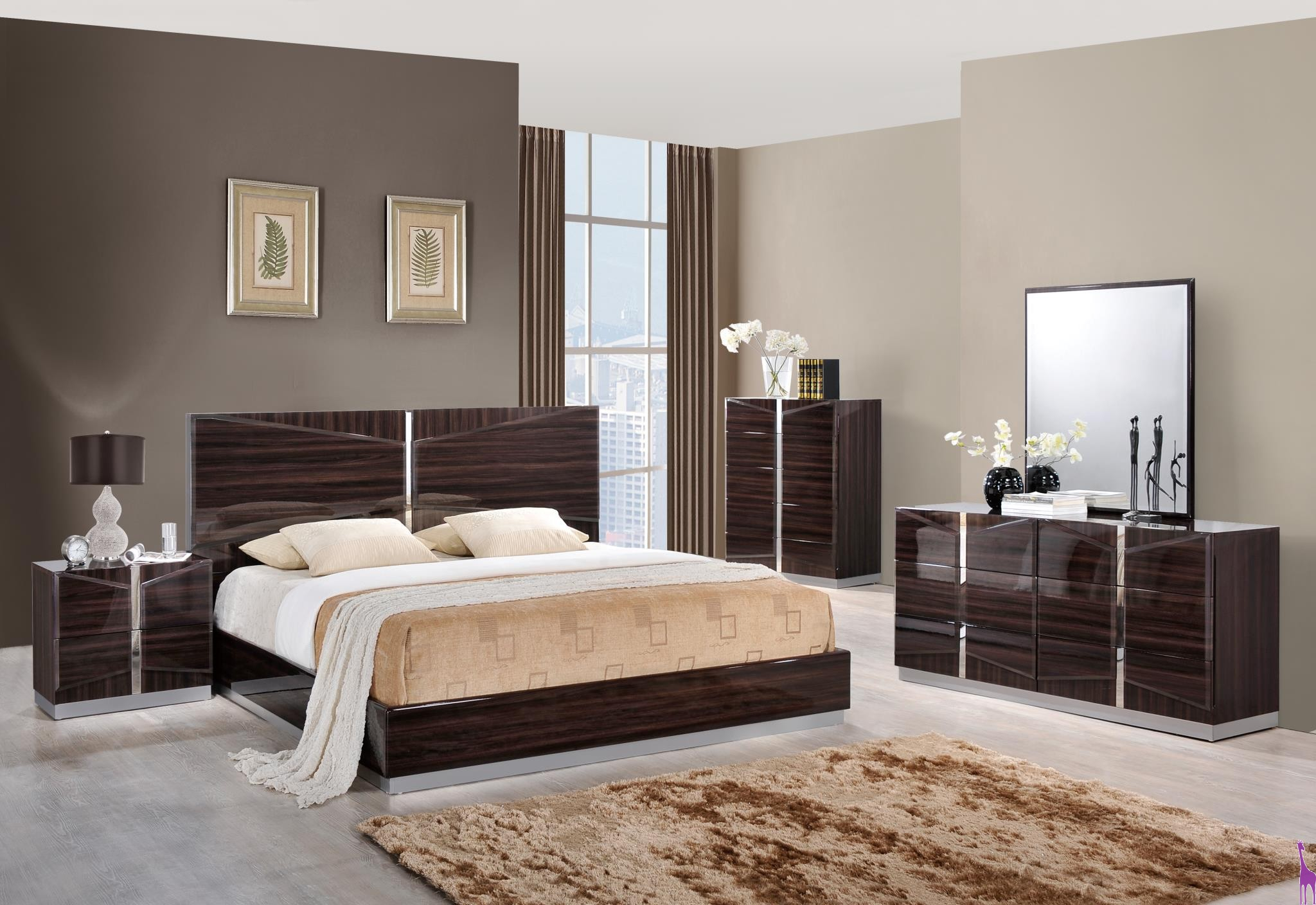Bed Global Furniture Sienna Set Sienna B throughout dimensions 2048 X 1408