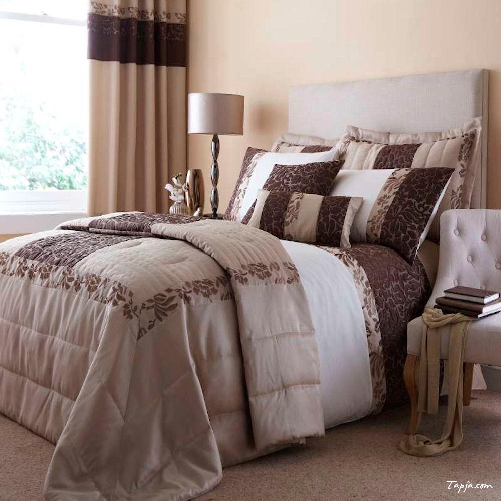 Bedding Earthy Toned Bedroom Interior With Cream And Brown Of Sets within size 1000 X 1000