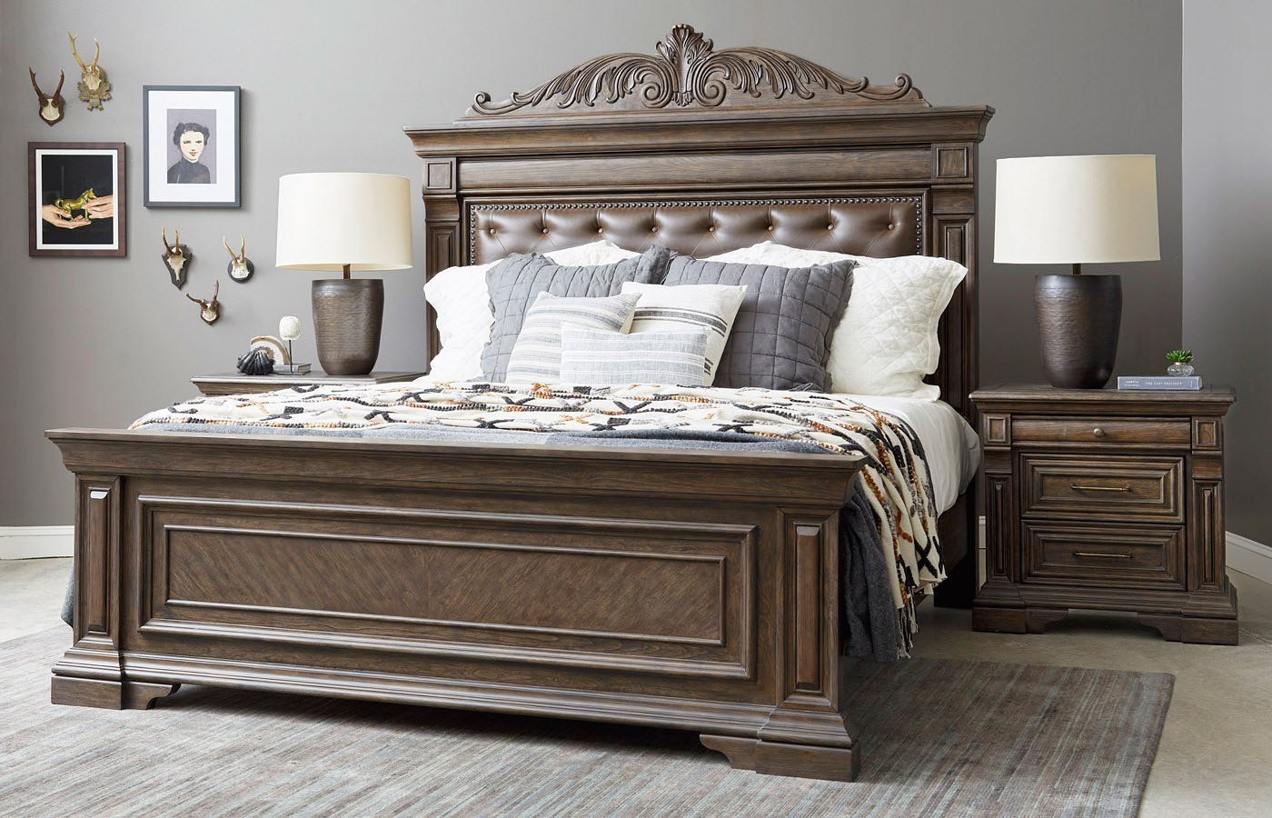 Bedford Heights Panel Bedroom Set throughout proportions 1400 X 900