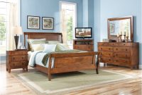 Bedford Pines Brown 5 Pc King Sleigh Bedroom Furniture King Size in measurements 3000 X 2091