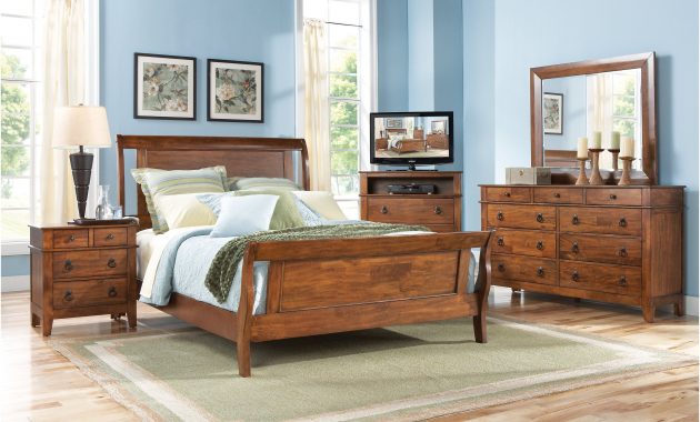 Bedford Pines Brown 5 Pc King Sleigh Bedroom Furniture King Size in measurements 3000 X 2091