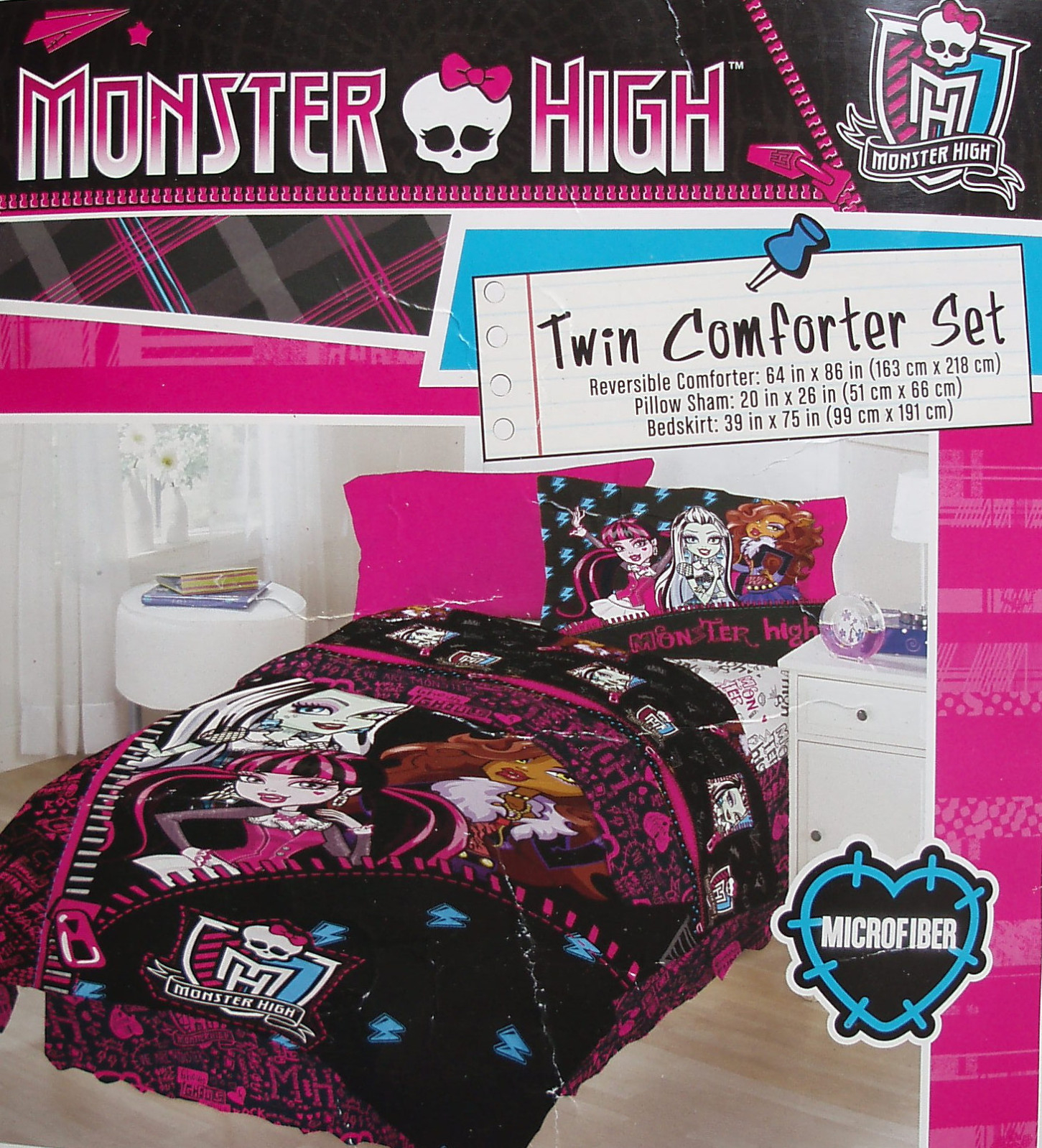 Bedroom Amazing Monster High Comforter With Breathtaking Allowed pertaining to sizing 1451 X 1599