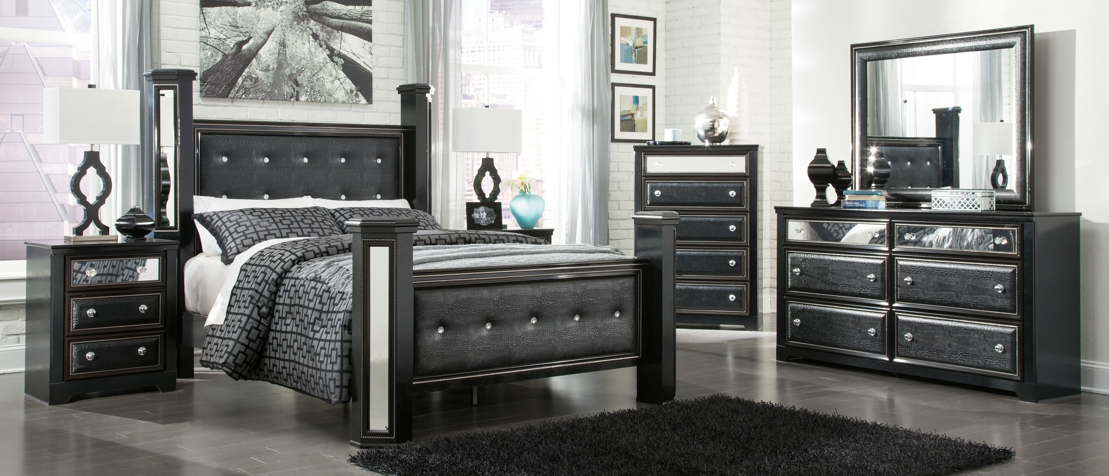 Bedroom Black Queen Bedroom Furniture Full Room Furniture Sets Pine intended for size 3597 X 1544