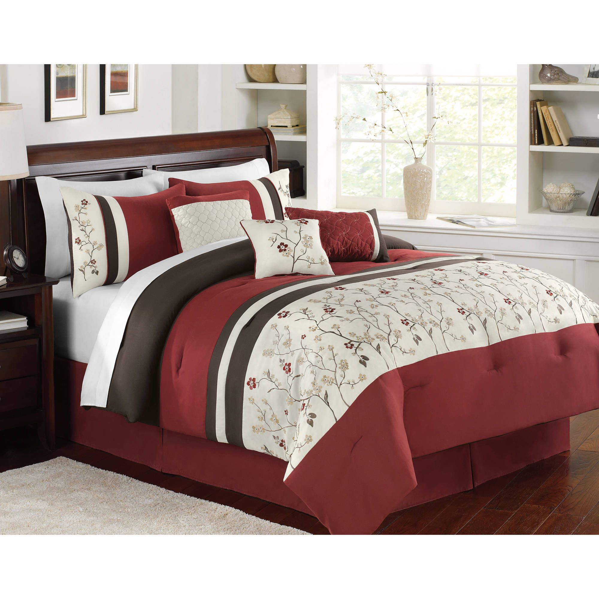 Bedroom Charming Burgundy Bed Set For Your Bedroom Decor Pink Vs regarding proportions 2000 X 2000