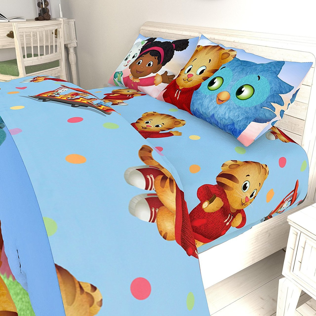 Bedroom Charming Daniel Tiger Bedding For Your Kid Bedroom pertaining to proportions 1280 X 1280