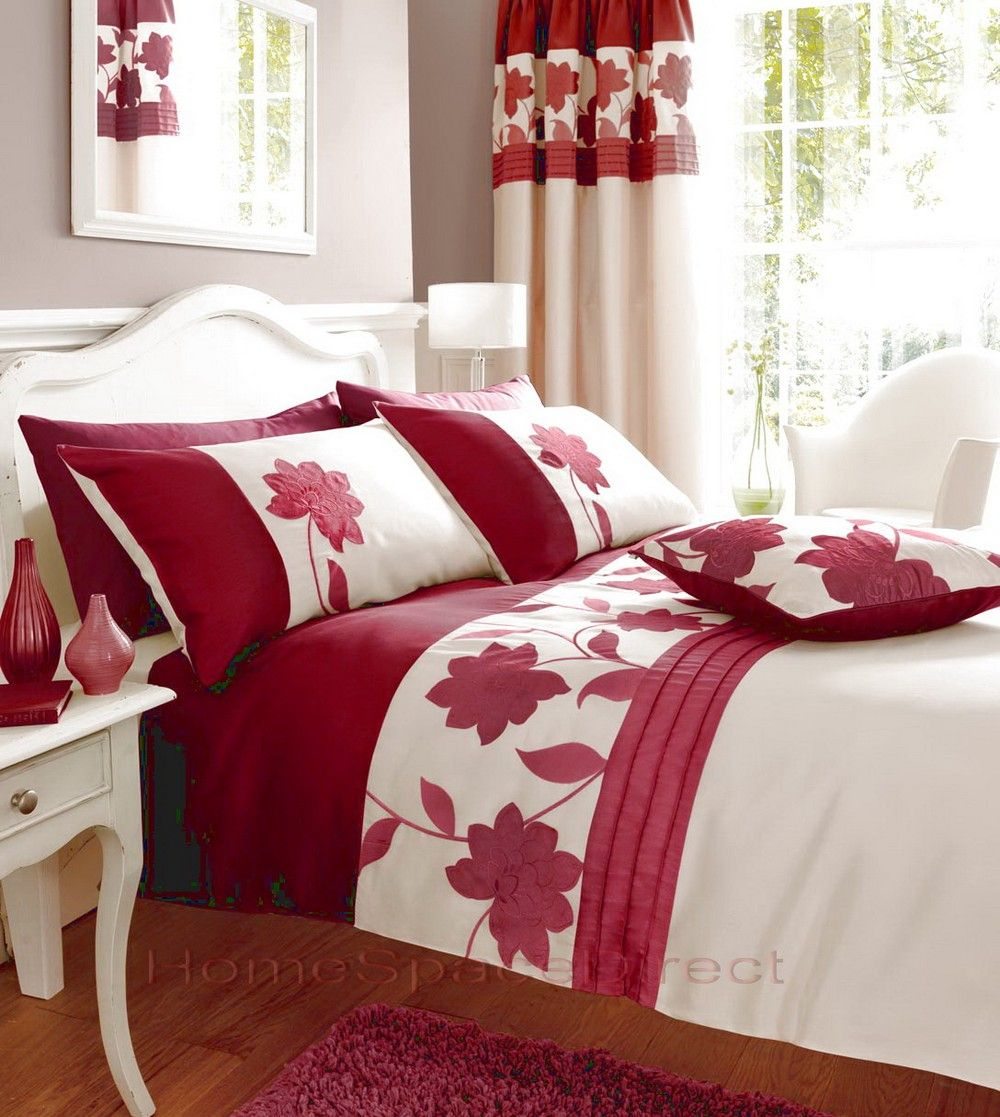 Bedroom Curtains With Matching Bedding Red Bedding Matching in proportions 1000 X 1117