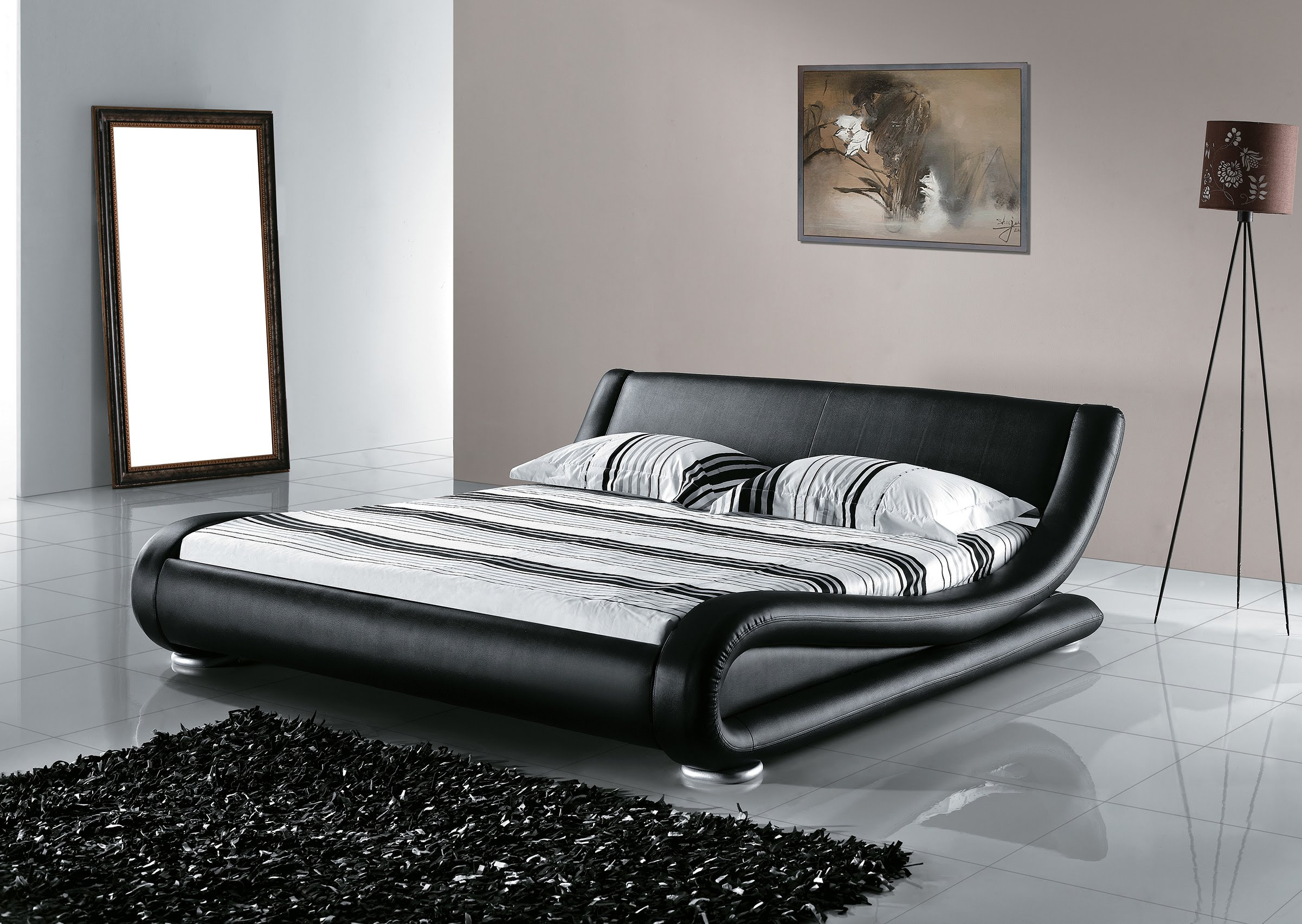 Bedroom Delightful Softside Waterbed Design For Comfortable Bedroom inside measurements 2402 X 1706