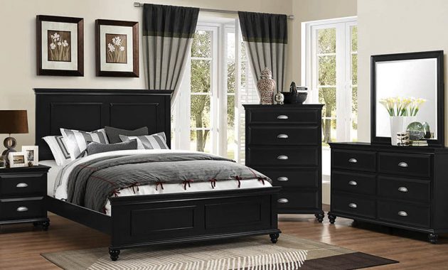 Bedroom Furniture Sets With Bed Black Queen Size Ideas King Modern pertaining to proportions 1000 X 794