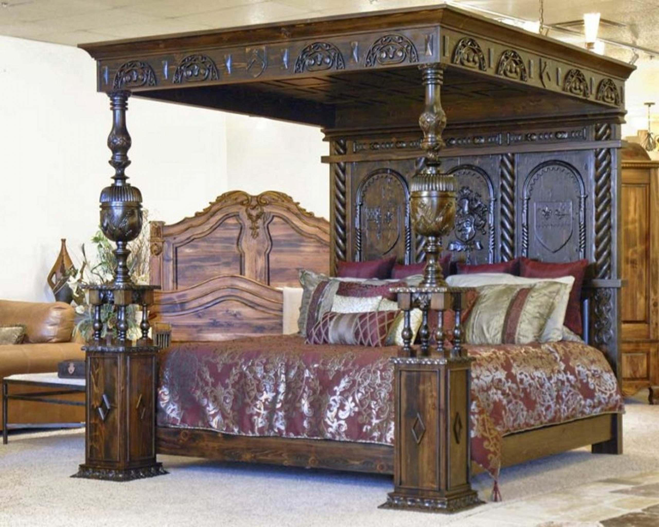 Bedroom Gothic Furniture Canopy Ideas And Inspirations Sets 854x683 intended for proportions 2561 X 2048