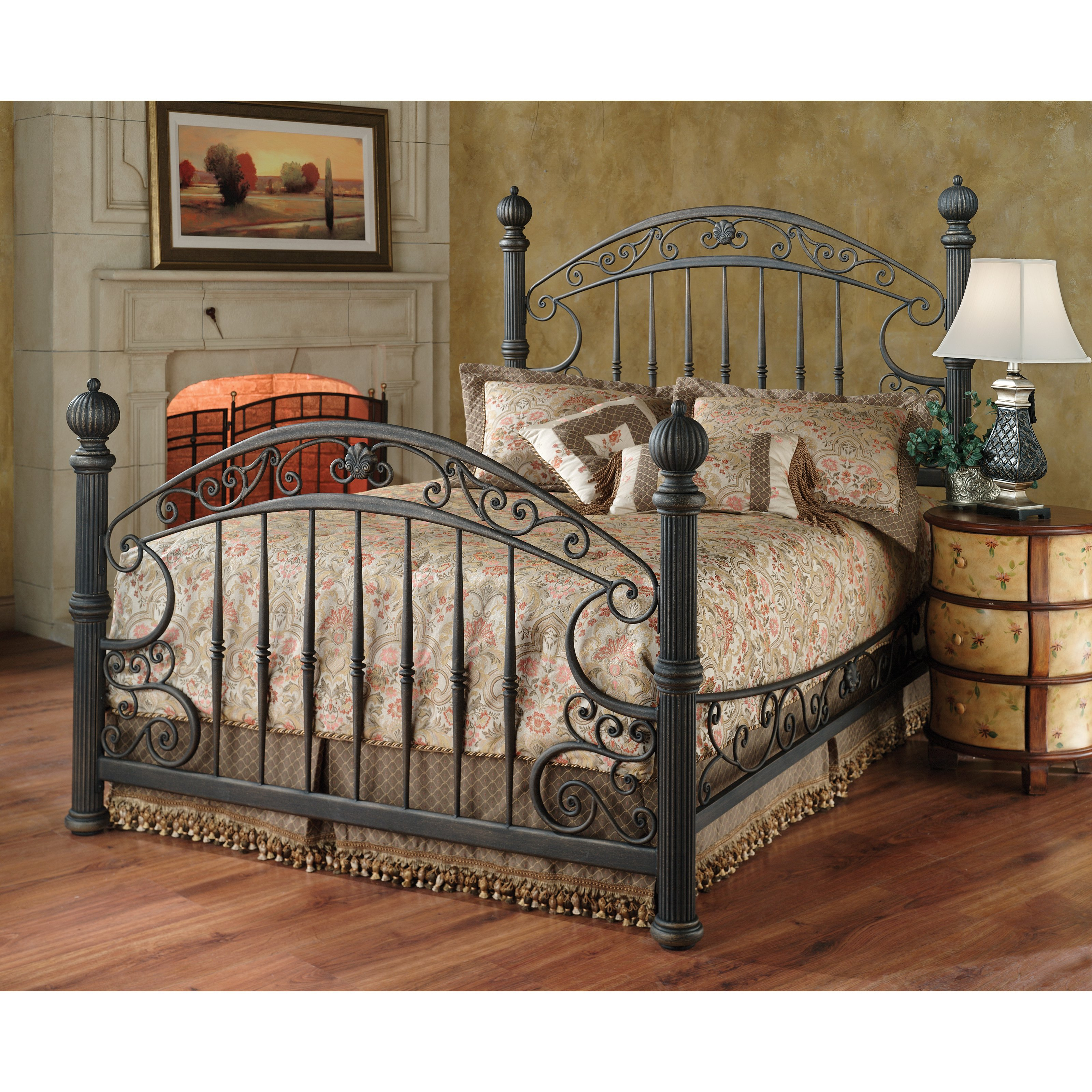 Bedroom Iron Rod Bed Frames Wrought Iron Bed Frames Wrought inside proportions 3200 X 3200