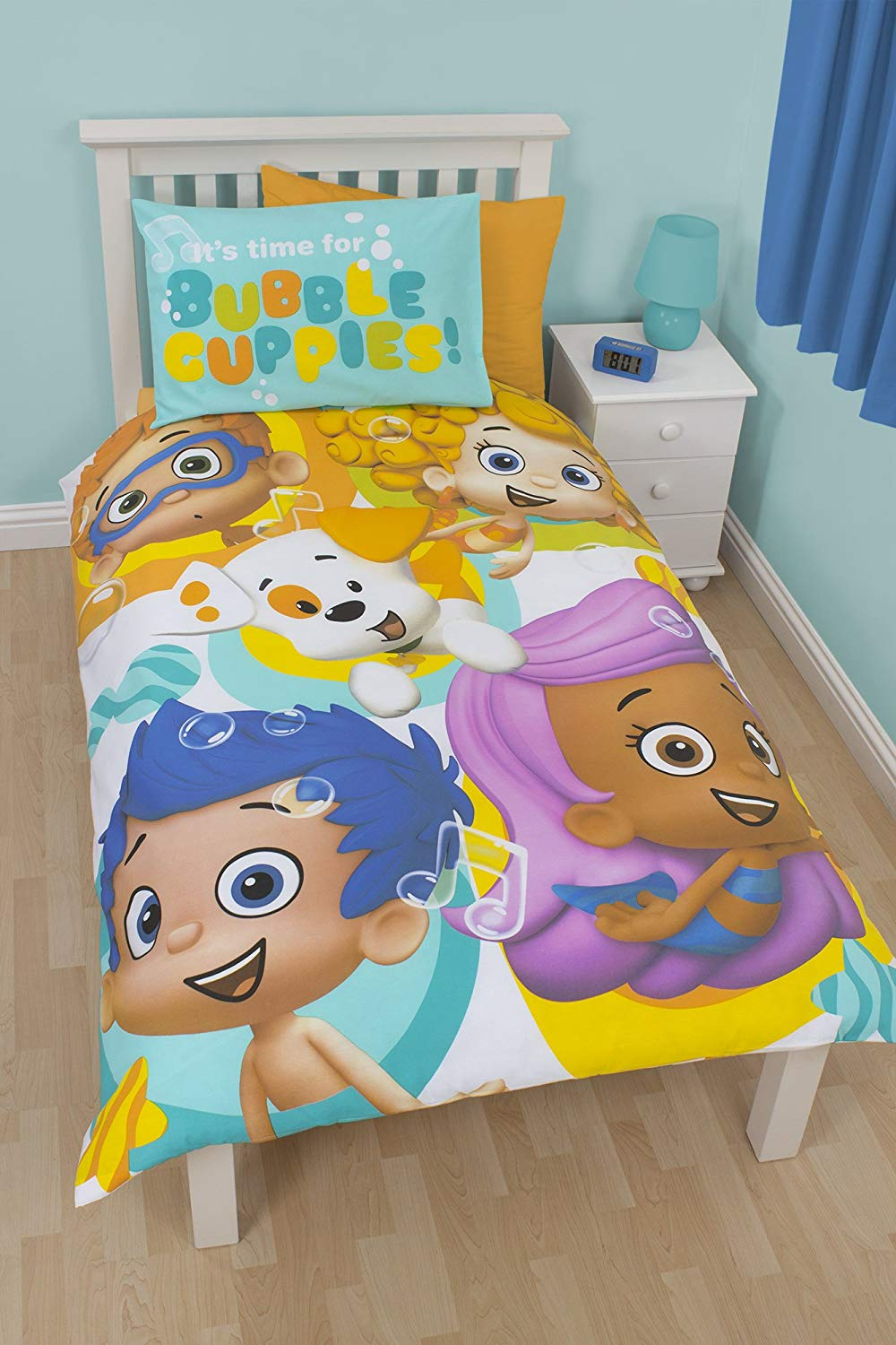 Bedroom Mesmerizing Bubble Guppies Bedding For Kids Bedroom Decor throughout proportions 1000 X 1500