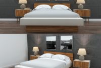 Bedroom Set 3d Model within measurements 2500 X 2500