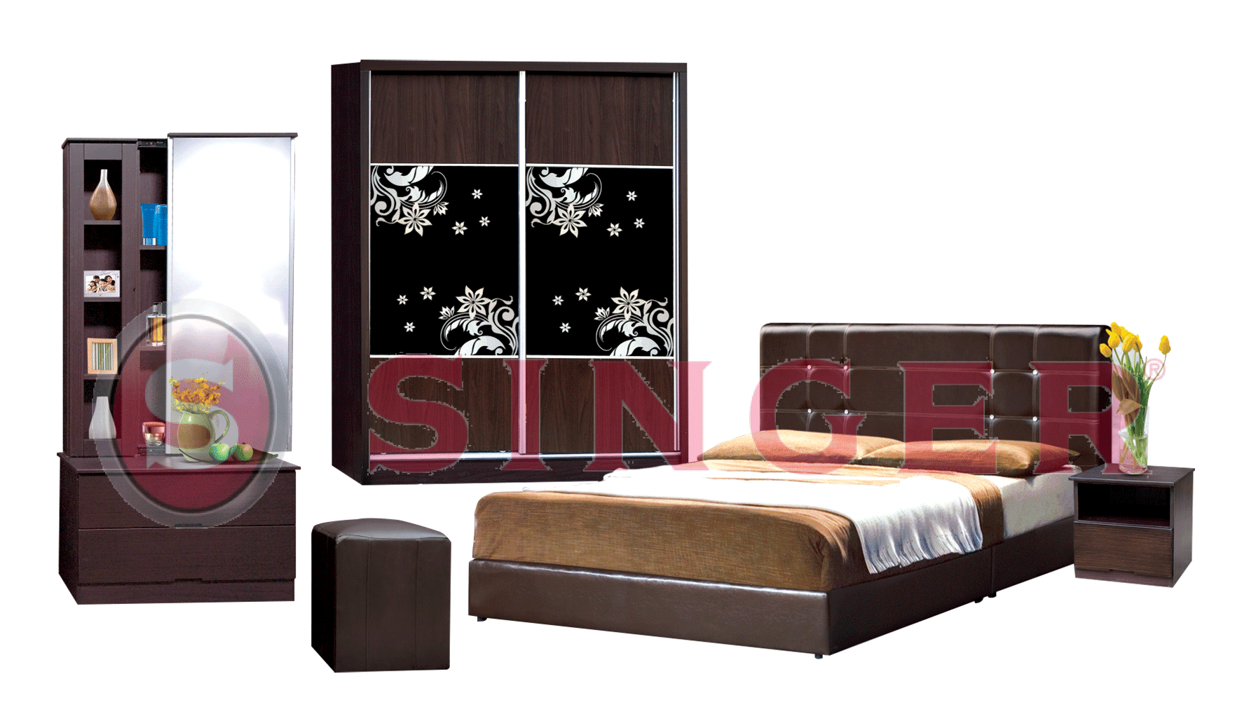 Bedroom Set Singer Singer Malaysia pertaining to sizing 1772 X 1009