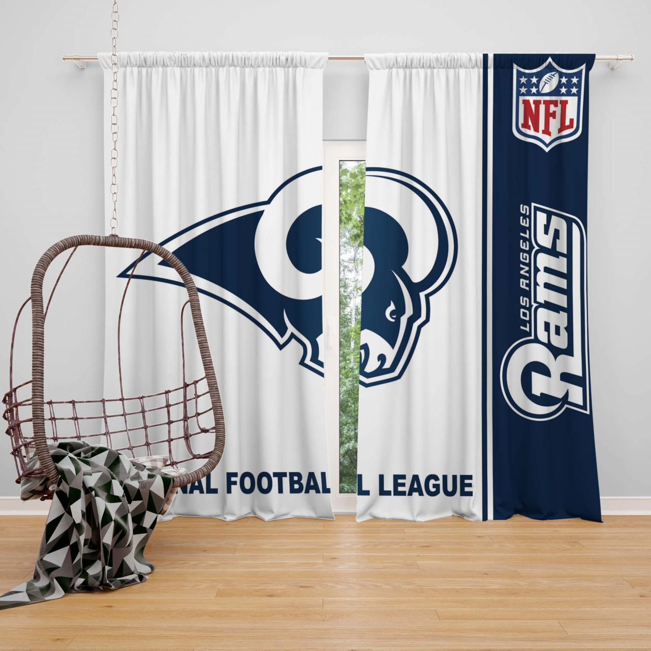 Bedroom Sets Nfl Queen Size Nfl Los Angeles Rams Bedroom Curtain throughout sizing 1280 X 1280