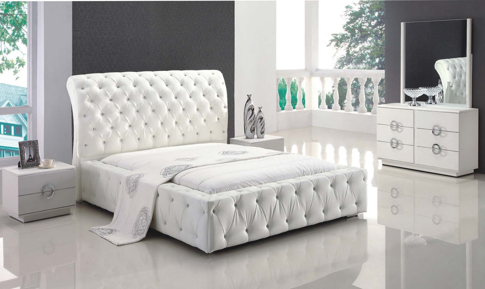 Bedroom Sets White House Made Of Paper for sizing 1600 X 954