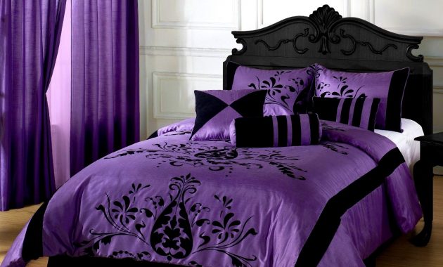 Bedroomcaptivating Gothic Bedrooms Purple And Black Media Design throughout measurements 1500 X 1378