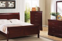 Beds For Less Cherry 6pc Queen Bedroom Set within measurements 1400 X 600
